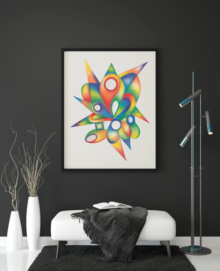 Original Illustration Abstract Painting by Sweta Patel