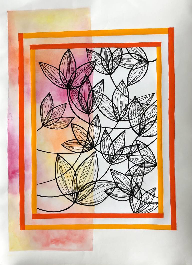 Original Illustration Abstract Painting by Sweta Patel