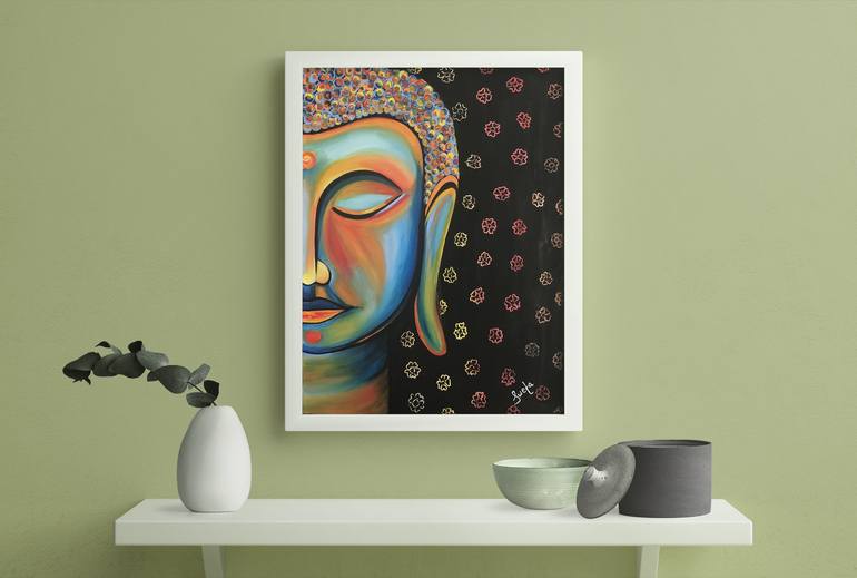 Original Abstract Religion Painting by Sweta Patel