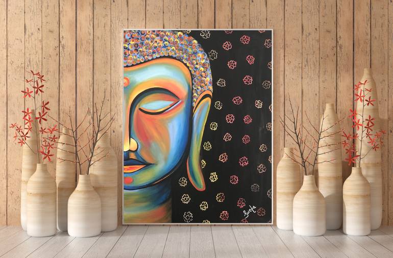 Original Abstract Religion Painting by Sweta Patel