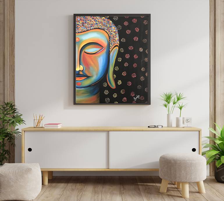 Original Abstract Religion Painting by Sweta Patel