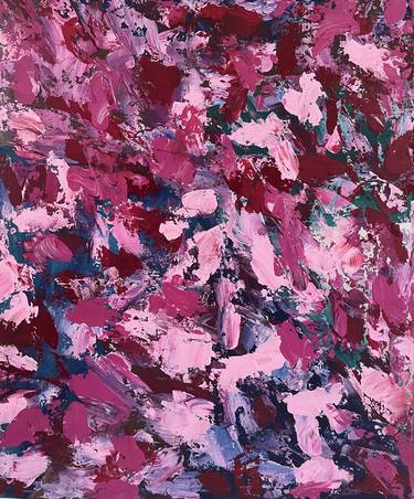Original Abstract Expressionism Abstract Painting by Ksenia Janssen