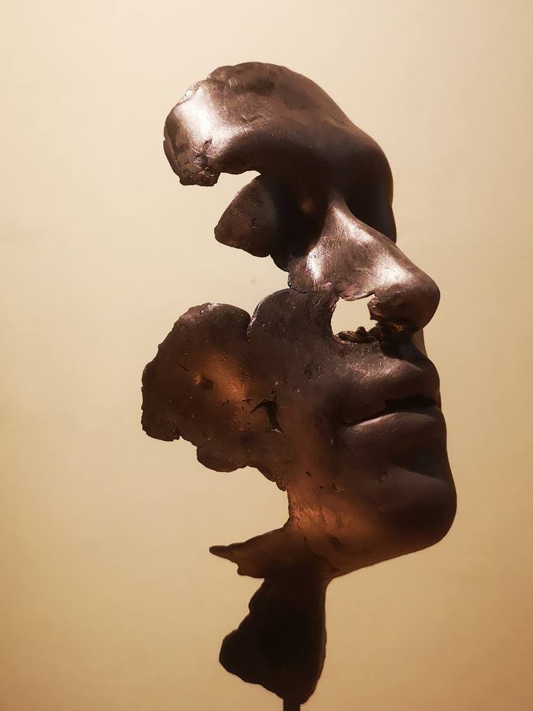 Original 3d Sculpture Portrait Sculpture by Katarina Crawford