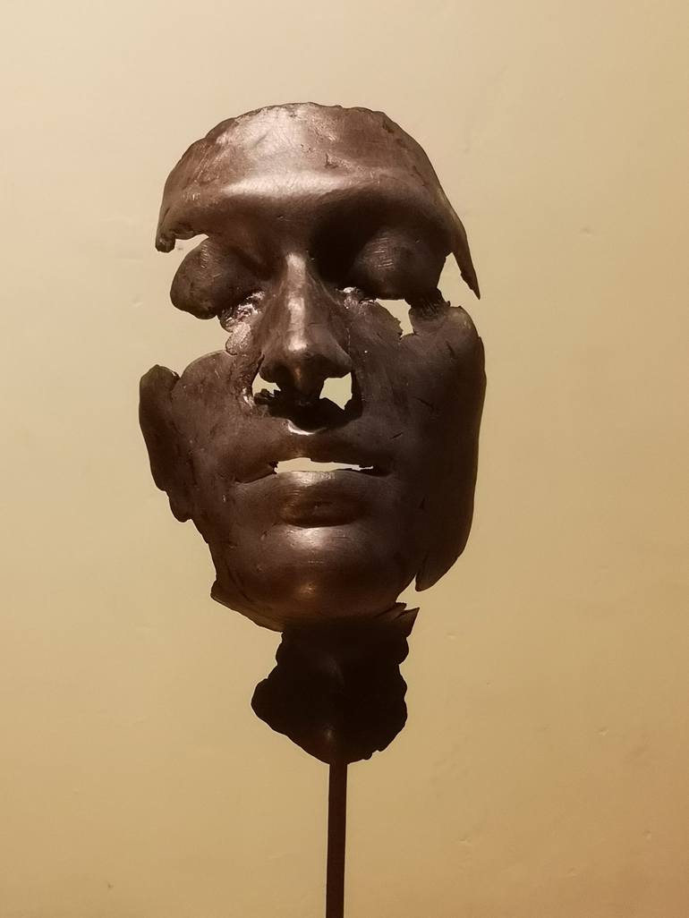 Original 3d Sculpture Portrait Sculpture by Katarina Crawford