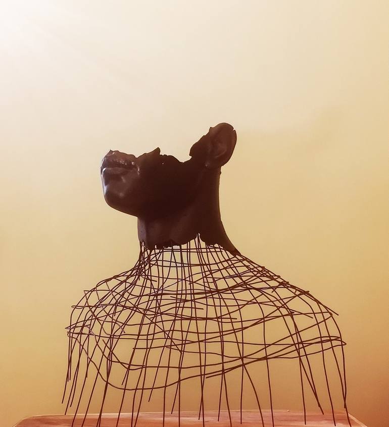 Original Conceptual Portrait Sculpture by Katarina Crawford