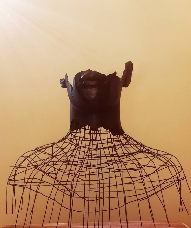 Original Conceptual Portrait Sculpture by Katarina Crawford