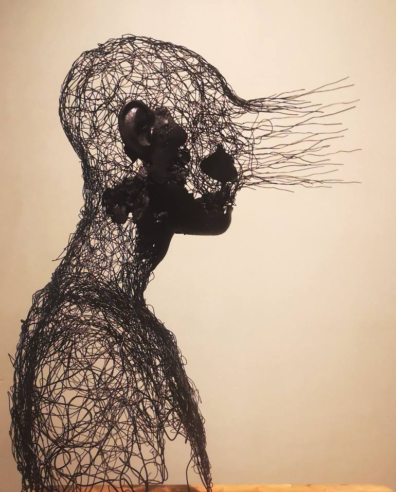 Original Conceptual Portrait Sculpture by Katarina Crawford