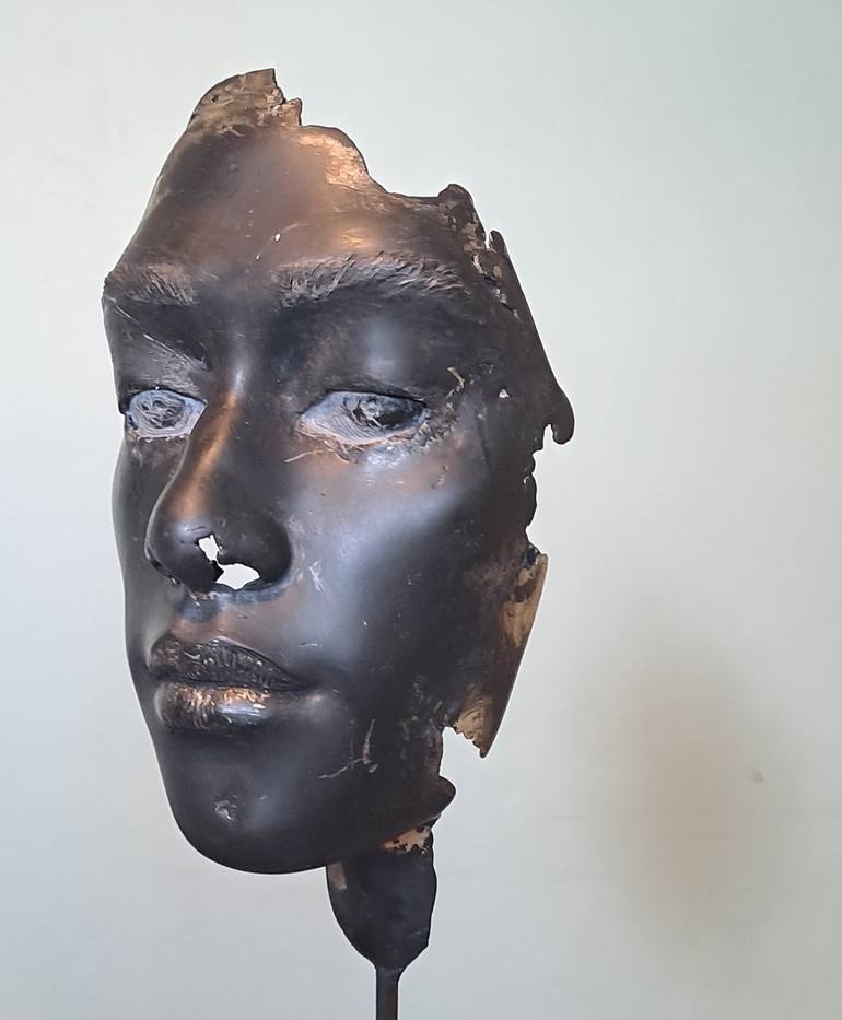 Original Contemporary Portrait Sculpture by Katarina Crawford