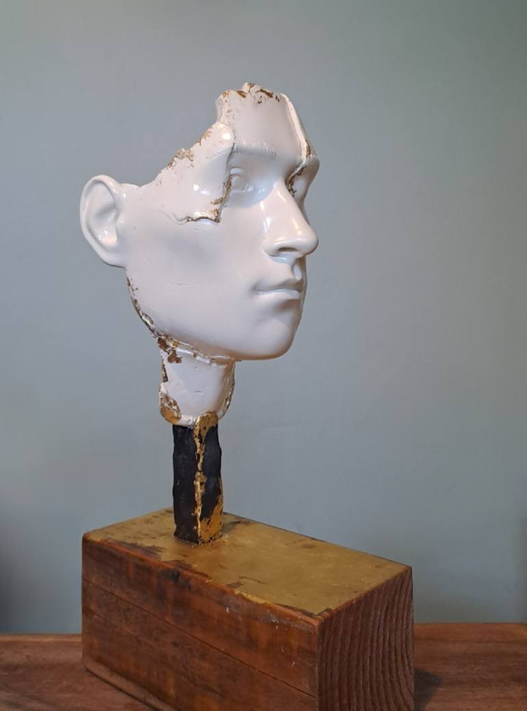 Original 3d Sculpture Portrait Sculpture by Katarina Crawford