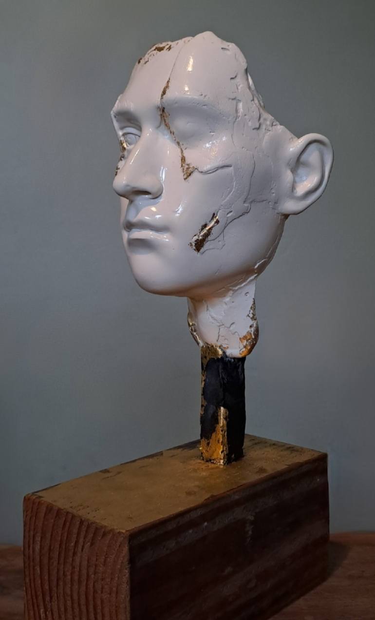 Original 3d Sculpture Portrait Sculpture by Katarina Crawford