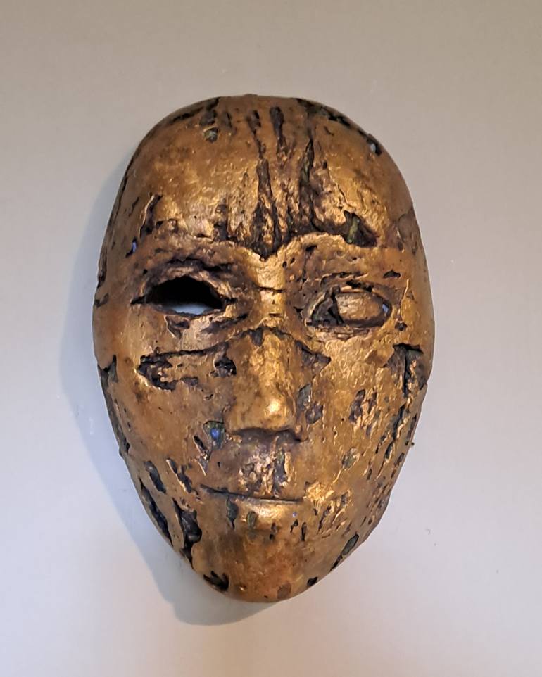 Original Figurative Portrait Sculpture by Katarina Crawford