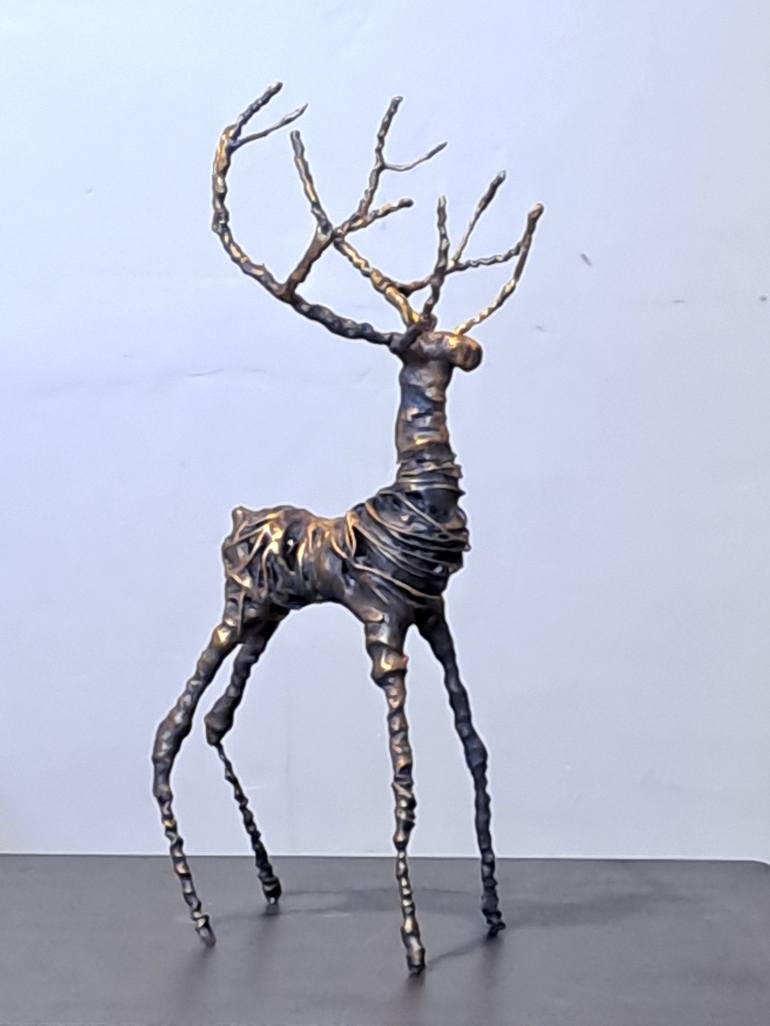 Original Figurative Animal Sculpture by Katarina Crawford