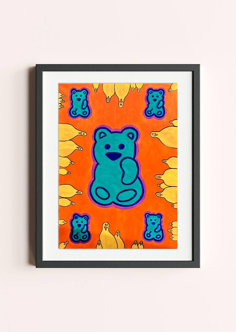 Gummy Bears Painting by Anastasiia Savchenko Saatchi Art