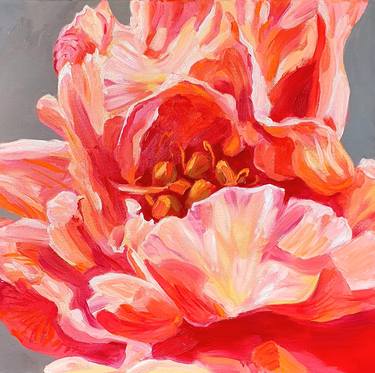 Print of Realism Floral Paintings by Nadia Petra