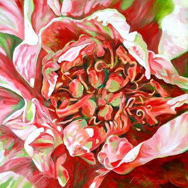 Original Abstract Floral Paintings by Nadia Petra