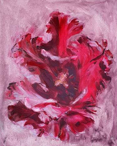 Print of Expressionism Floral Paintings by Nadia Petra