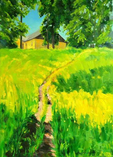 Original Contemporary Landscape Paintings by Nadia Petra