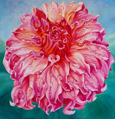 Print of Realism Floral Paintings by Nadia Petra