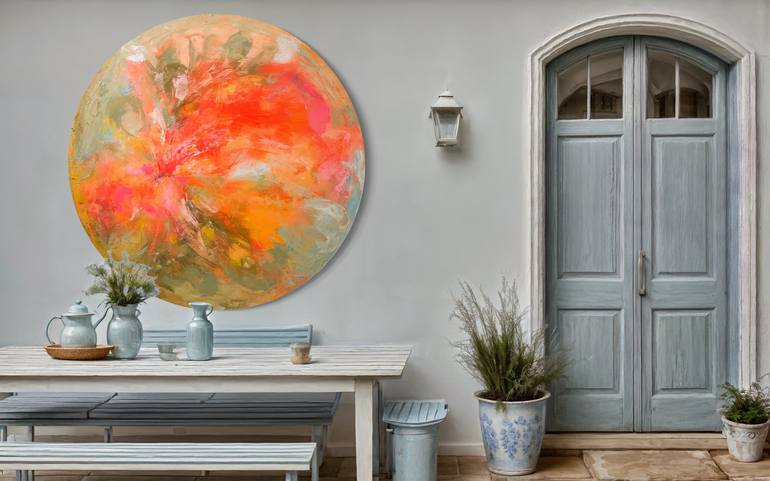 Original Abstract Expressionism Abstract Paintings by Tina Mekhrishvili