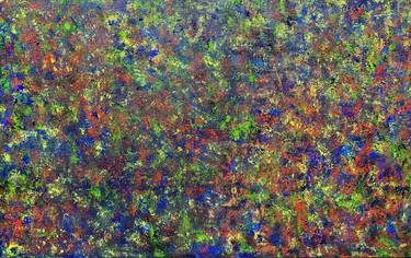 Original Abstract Expressionism Abstract Painting by Rene Cheng