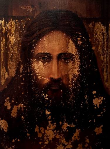 Old Jesus Painting thumb