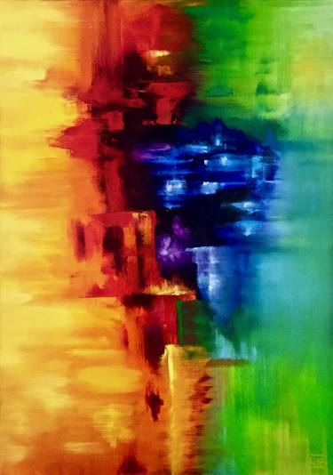 Original Abstract Expressionism Abstract Paintings by Rene Cheng