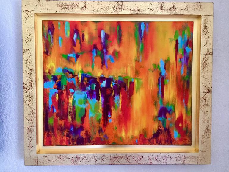 Original Abstract Painting by Rene Cheng