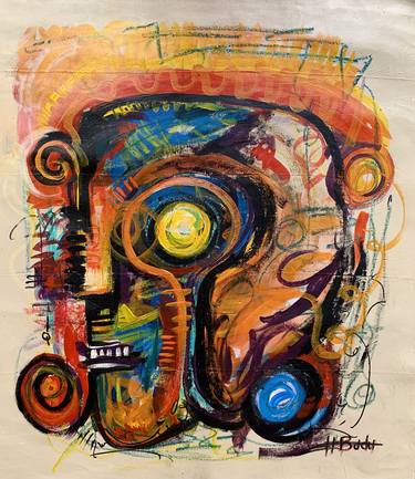 Print of Abstract Paintings by Ernest Budu