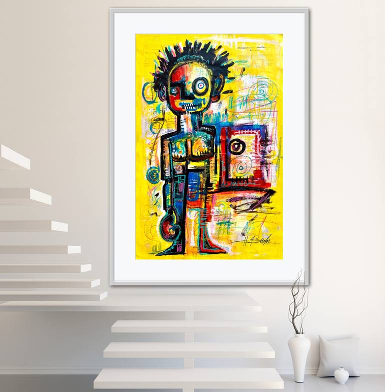 Original Conceptual Abstract Painting by Ernest Budu