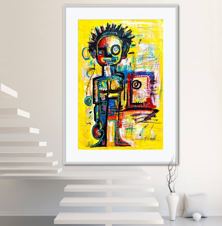 Original Abstract Painting by Ernest Budu