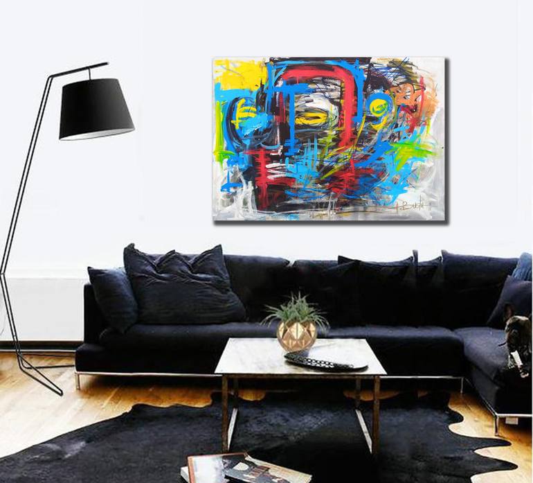 Original Abstract Expressionism Abstract Paintings by Ernest Budu