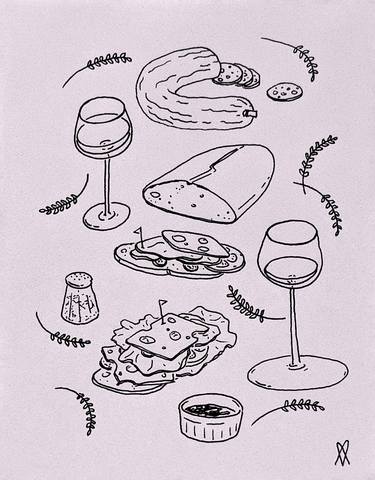 Print of Food Drawings by Maria Mylenka