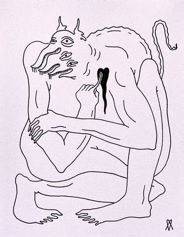 Print of Love Drawings by Maria Mylenka