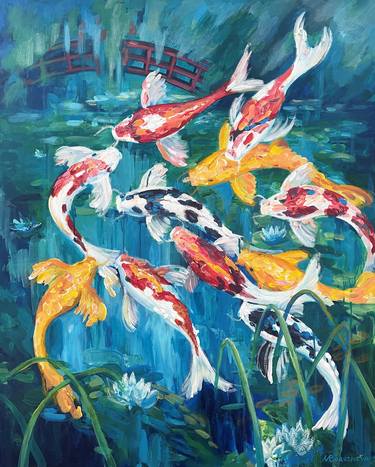 Original Fish Paintings by Marina Beresneva