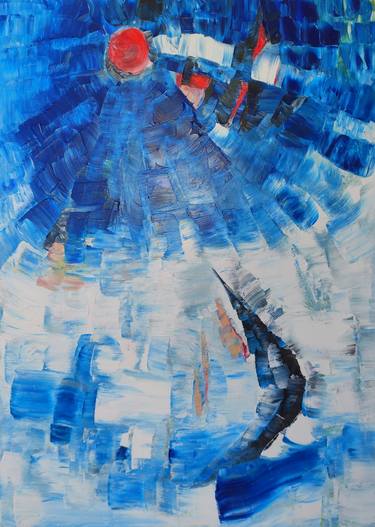Print of Abstract Seascape Paintings by Elena Vostryakova