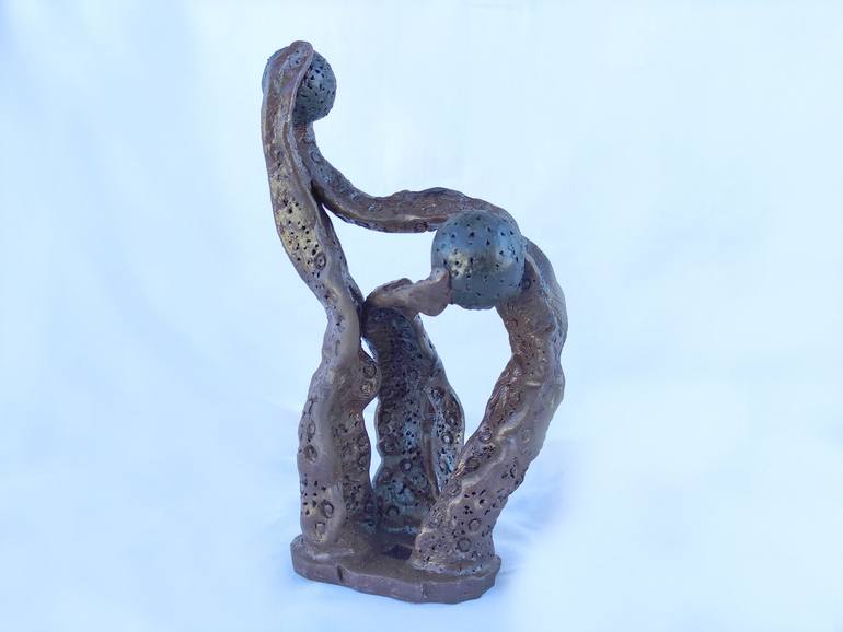 Original Abstract Erotic Sculpture by Elena Vostryakova