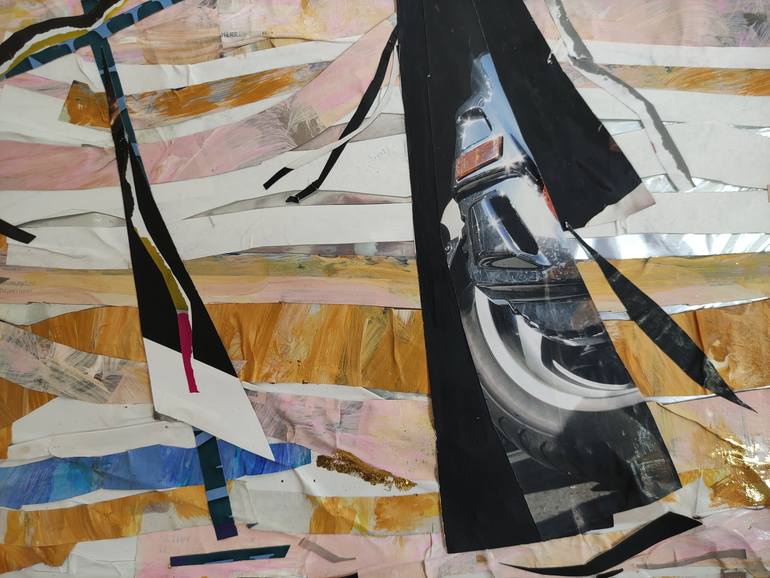Original Dada Religion Collage by Elena Vostryakova