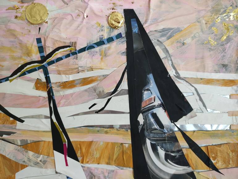 Original Dada Religion Collage by Elena Vostryakova