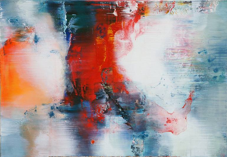 Abstrakt, 70 x 100 cm, 2 Painting by Emil Hasenrick | Saatchi Art