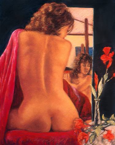 Original Figurative Nude Paintings by Merrilyn Duzy