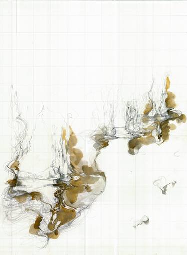 Original Conceptual Abstract Drawing by Maya Kamaeva