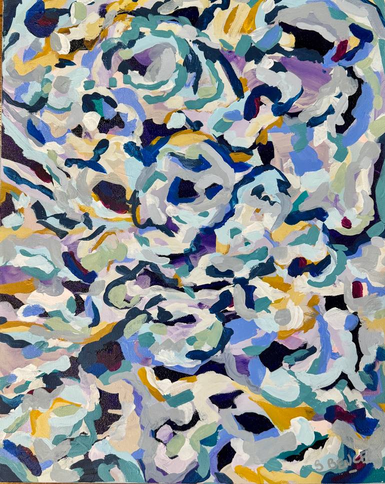 Original Abstract Painting by Soledad Bence | Abstract Art on Canvas | "Through the way #2"