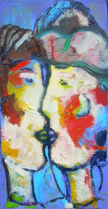 Original Expressionism Love Paintings by Serge Gavrilita