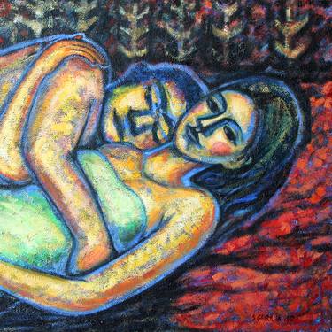 Original Expressionism Love Paintings by Serge Gavrilita