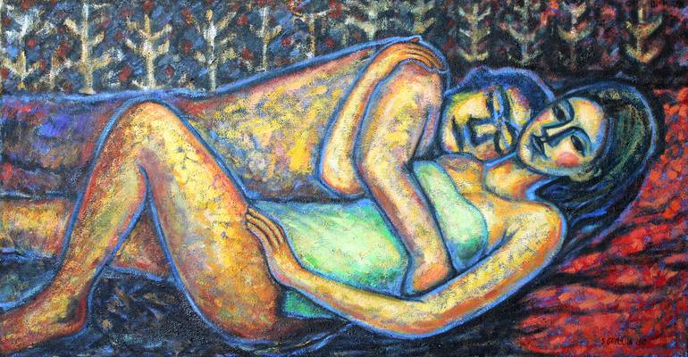 Original Love Painting by Serge Gavrilita