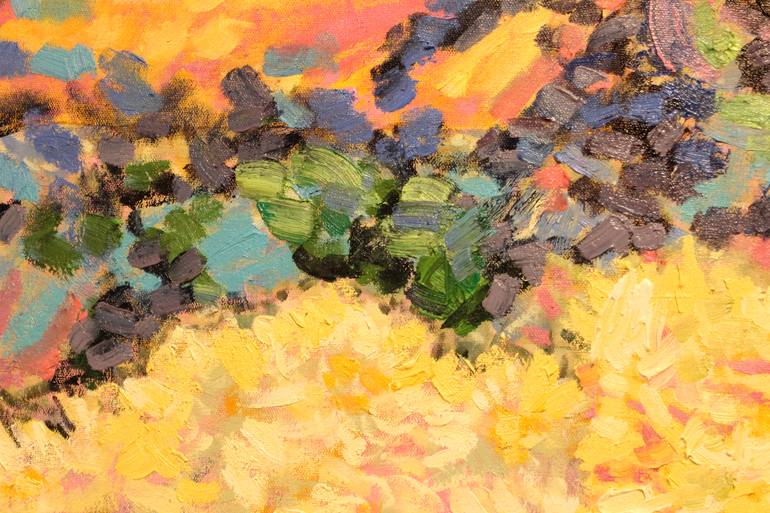 Original Impressionism Floral Painting by Serge Gavrilita