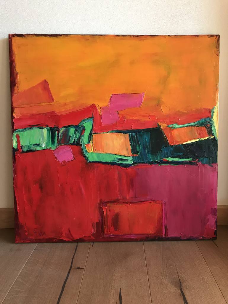 Original Expressionism Abstract Painting by Eva Carta