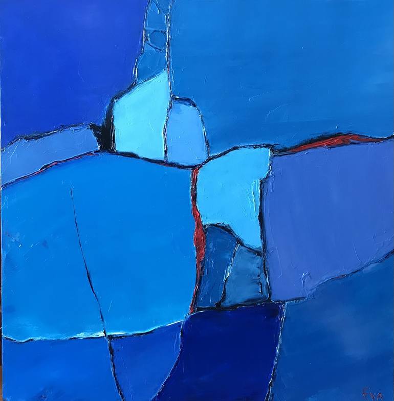 Print of Abstract Expressionism Abstract Painting by Eva Carta
