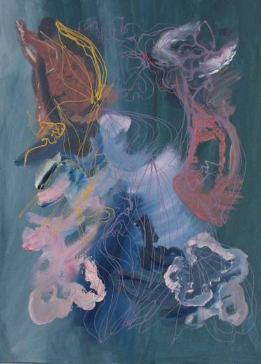 Original Figurative Abstract Painting by David Gerard Ross