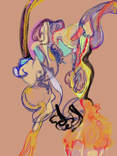 Original Abstract Expressionism Abstract Digital by David Gerard Ross